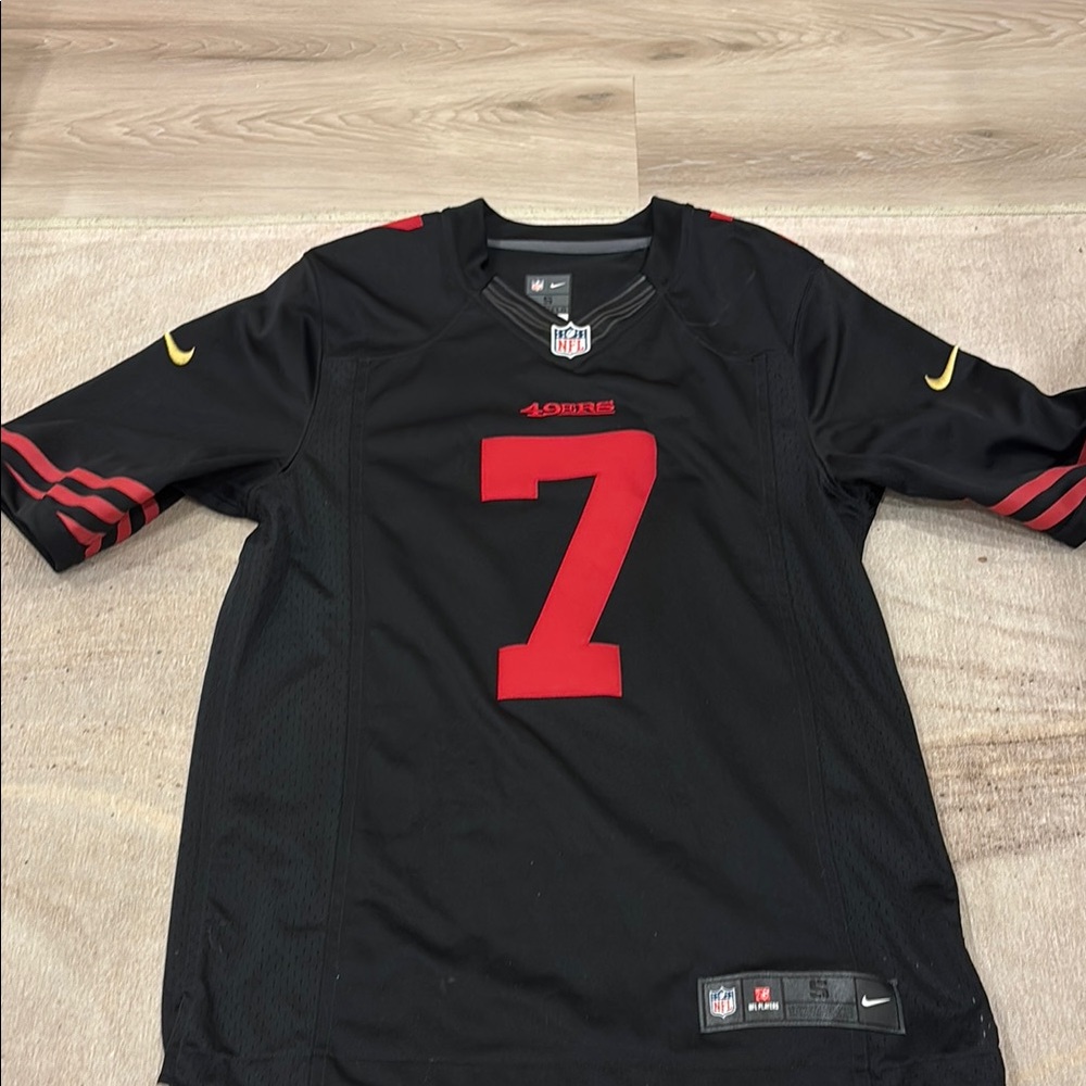 Nike 49ers Black and Red Jersey